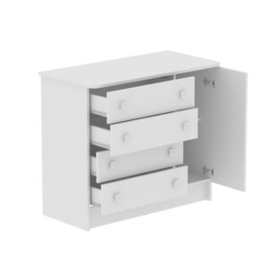 Comoda San Pablo Blanco 3 Comoda San Pablo Blanco