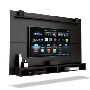 Panel de tv con diseño minimalista, que soporta un televisor de hasta 60''
