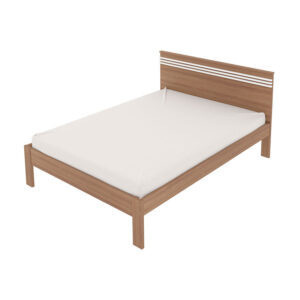 Cama doble funcional con diseño tradicional
