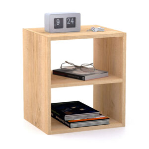 Combo 2 Mesas de noche Radom Duna 2 Combo mesas de noche con dos compartimientos ideales para ubicar libros y objetos de uso diario