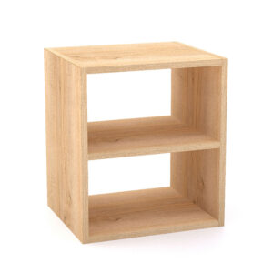 Combo 2 Mesas de noche Radom Duna 5 Combo mesas de noche con dos compartimientos ideales para ubicar libros y objetos de uso diario