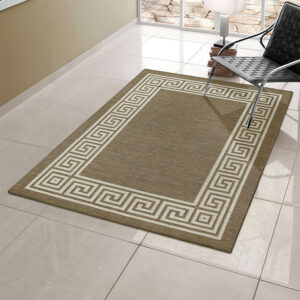La alfombra Dover con diseño.