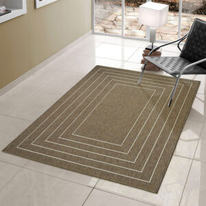 La alfombra Dover cuenta con puntos en PVC antideslizante