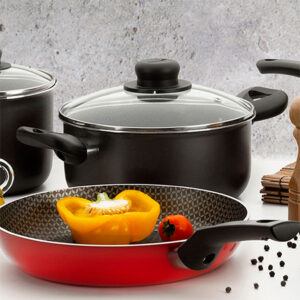 OLLA SUPERIOR 26 CM CON TAPA GRIS 3 olla cacerola superior