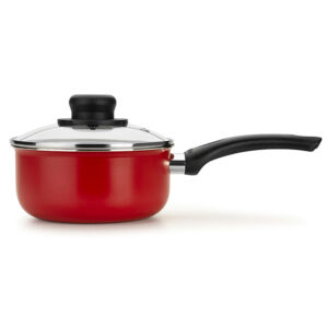 OLLA RED 18 CM CON TAPA ROJO 1 olla red con tapa superior