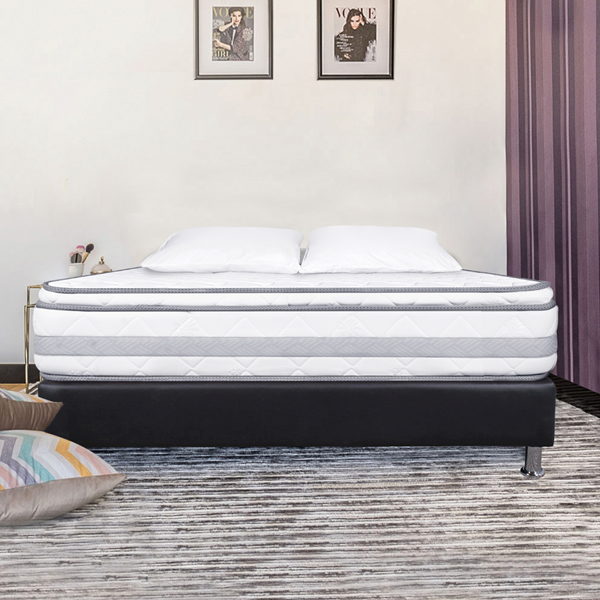 Señales de que es tiempo de cambiar tu colchón 9 Colchón Sevilla con base cama dividida y almohadas King 200x200 cm - Señales de que es tiempo de cambiar tu colchón