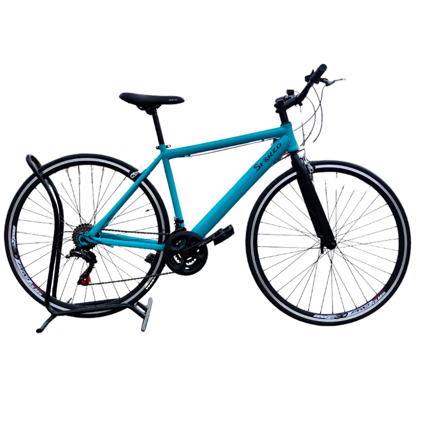 Deporte en familia, fomenta la salud y la unión 11 Bicicleta Fix/urbana Rin 700 Con Cambios Shimano 21 Vel - Verde menta