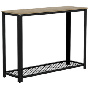 Organizador Dusty, Café Claro, con Entrepaño Inferior de Malla Metálica 3 Organizador Dusty, Café Claro, con Entrepaño Inferior de Malla Metálica